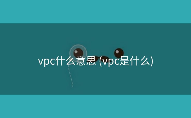 vpc什么意思 (vpc是什么) vpc什么意思 (vpc是什么)