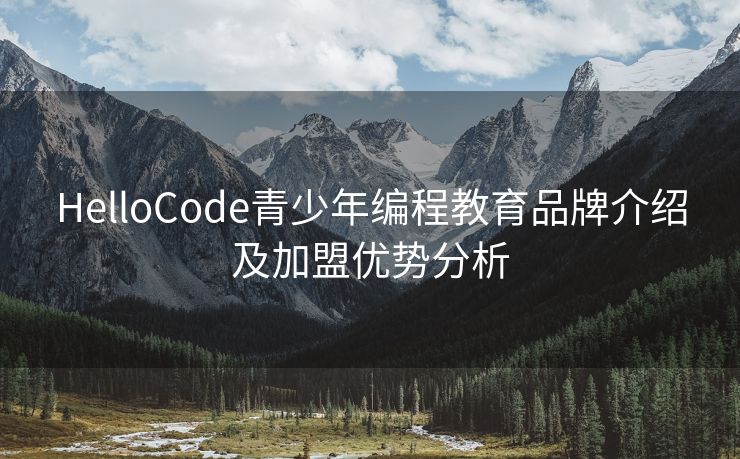 HelloCode青少年编程教育品牌介绍及加盟优势分析