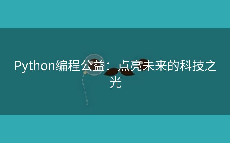 Python编程公益：点亮未来的科技之光