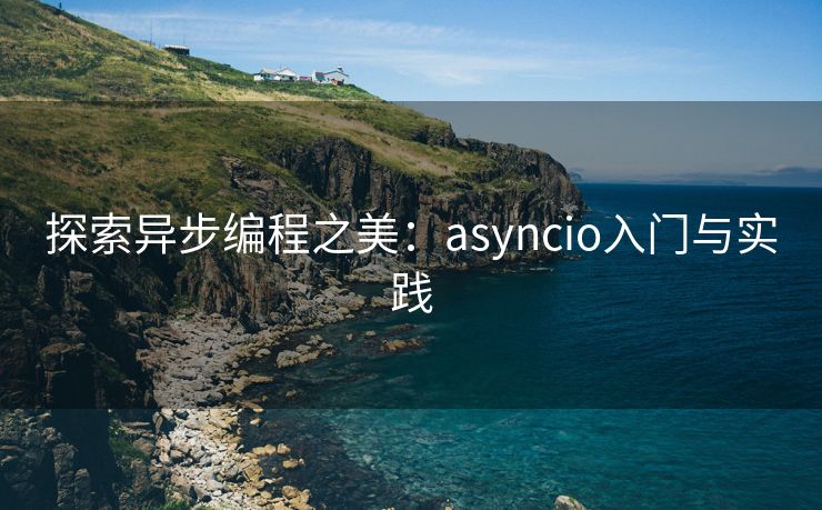 探索异步编程之美：asyncio入门与实践