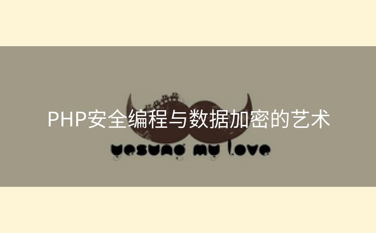PHP安全编程与数据加密的艺术